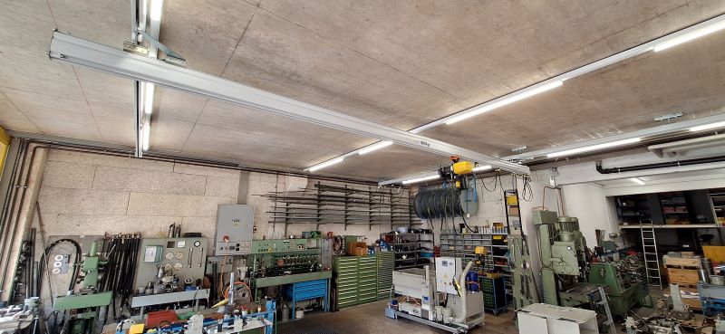 FM-Racine Hydraulik AG-Hallenkran-Produktion