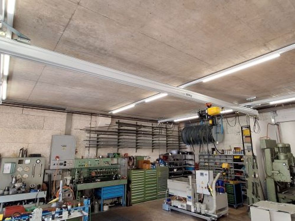 FM-Racine Hydraulik AG-Hallenkran-Produktion